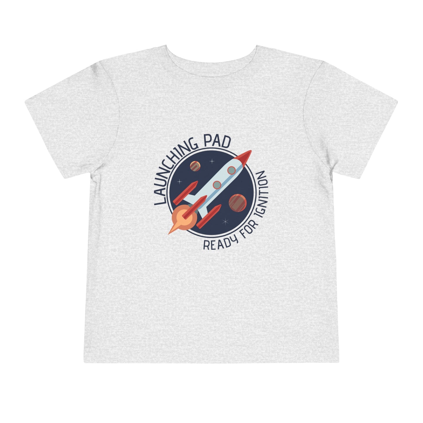 Rocket Toddler Short Sleeve Tee, gray, readyforignition.com