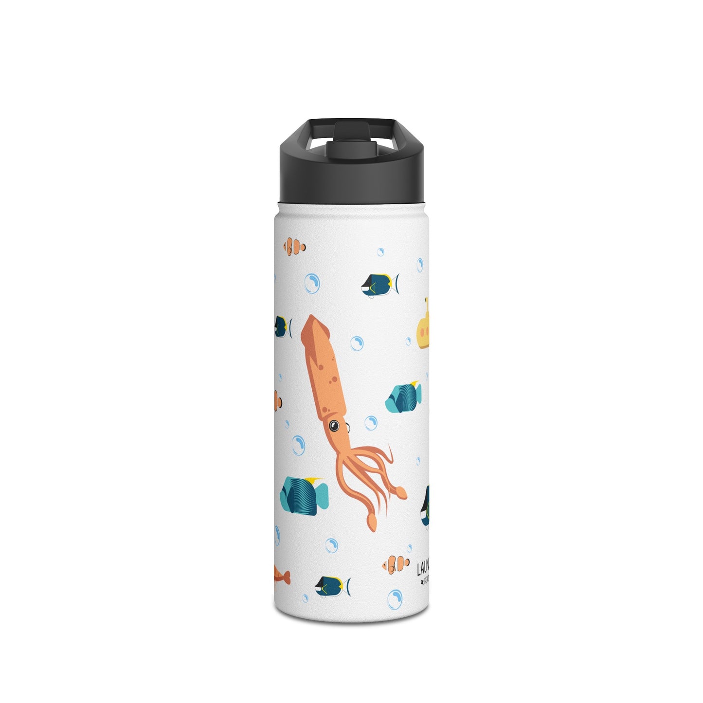 Ocean Stainless Steel Water Bottle, Standard Lid