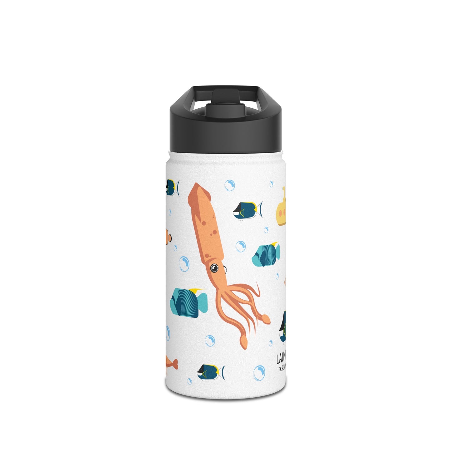 Ocean Stainless Steel Water Bottle, Standard Lid