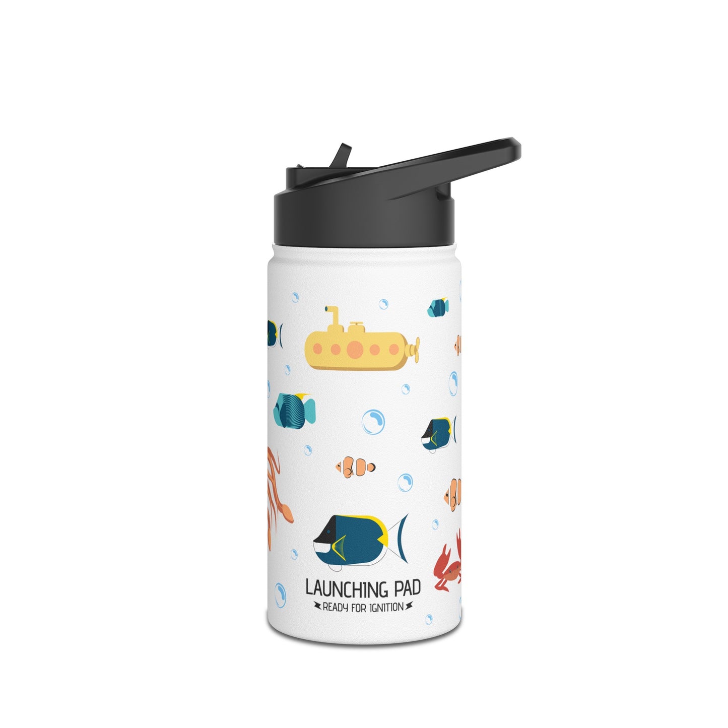 Ocean Stainless Steel Water Bottle, Standard Lid