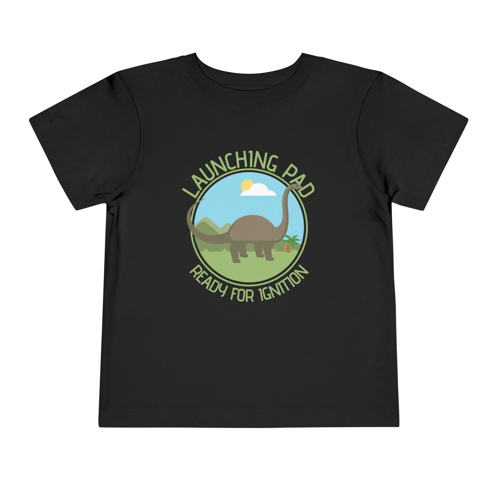 Dino Short Sleeve Tee, black, readyforignition.com