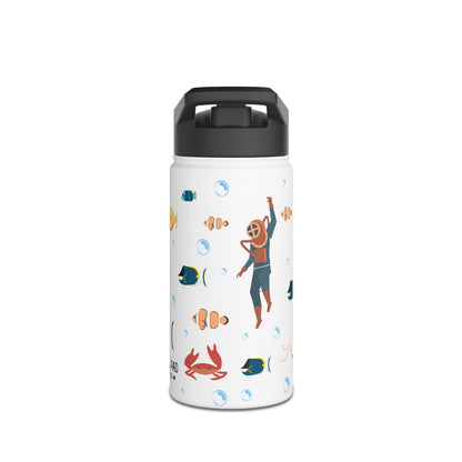 Ocean Stainless Steel Water Bottle, Standard Lid